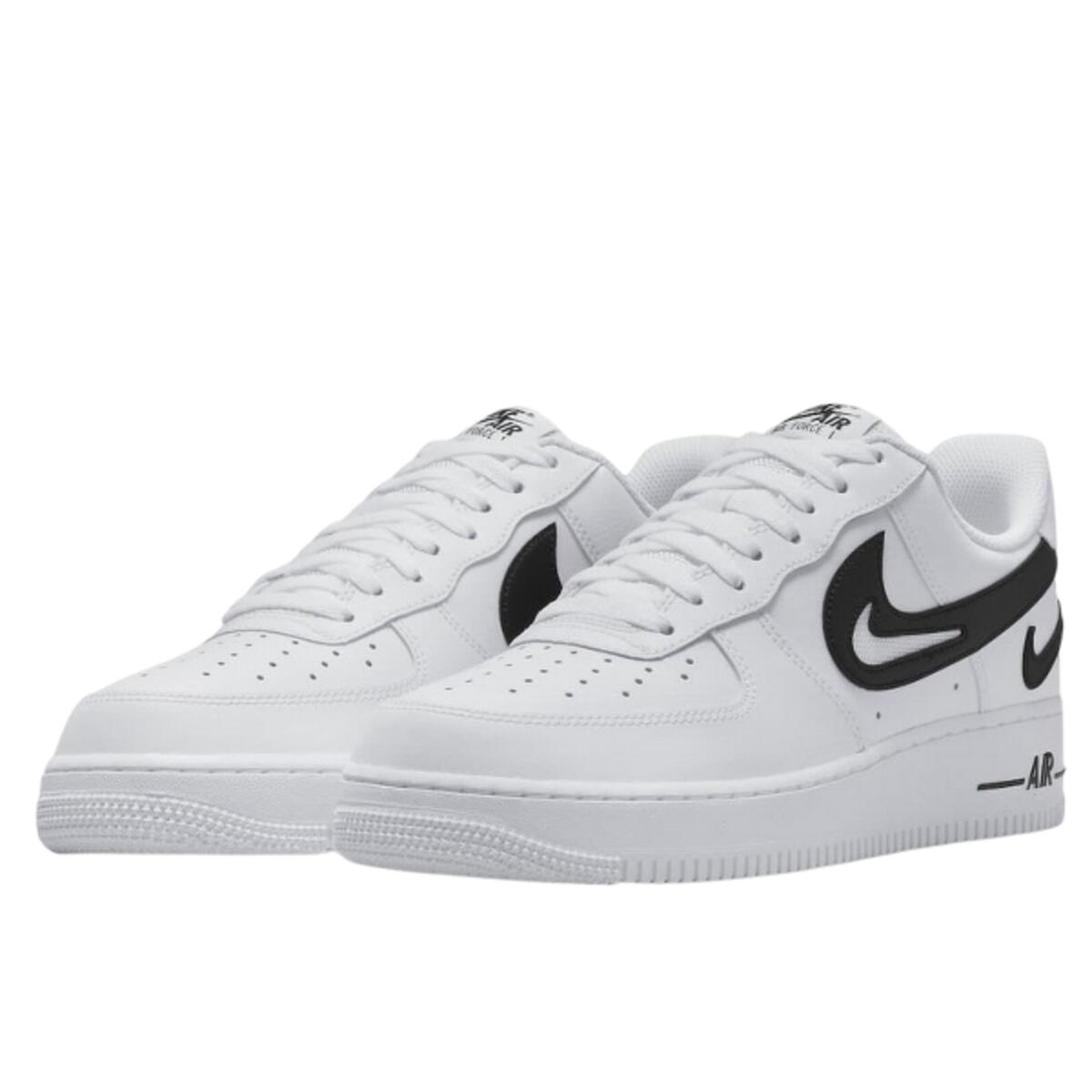 Tenis  Air Force 1 Low '07 FM Cut Out Swoosh White Black 2/5