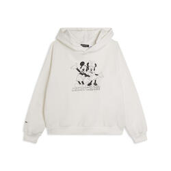 Sweat-shirt à capuche coupe confortable Mickey et Minnie