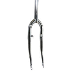 Fourche VTT rigide cintrée avec tasseaux pivot lisse 250mm 1''1-8 éxterieur P2R
