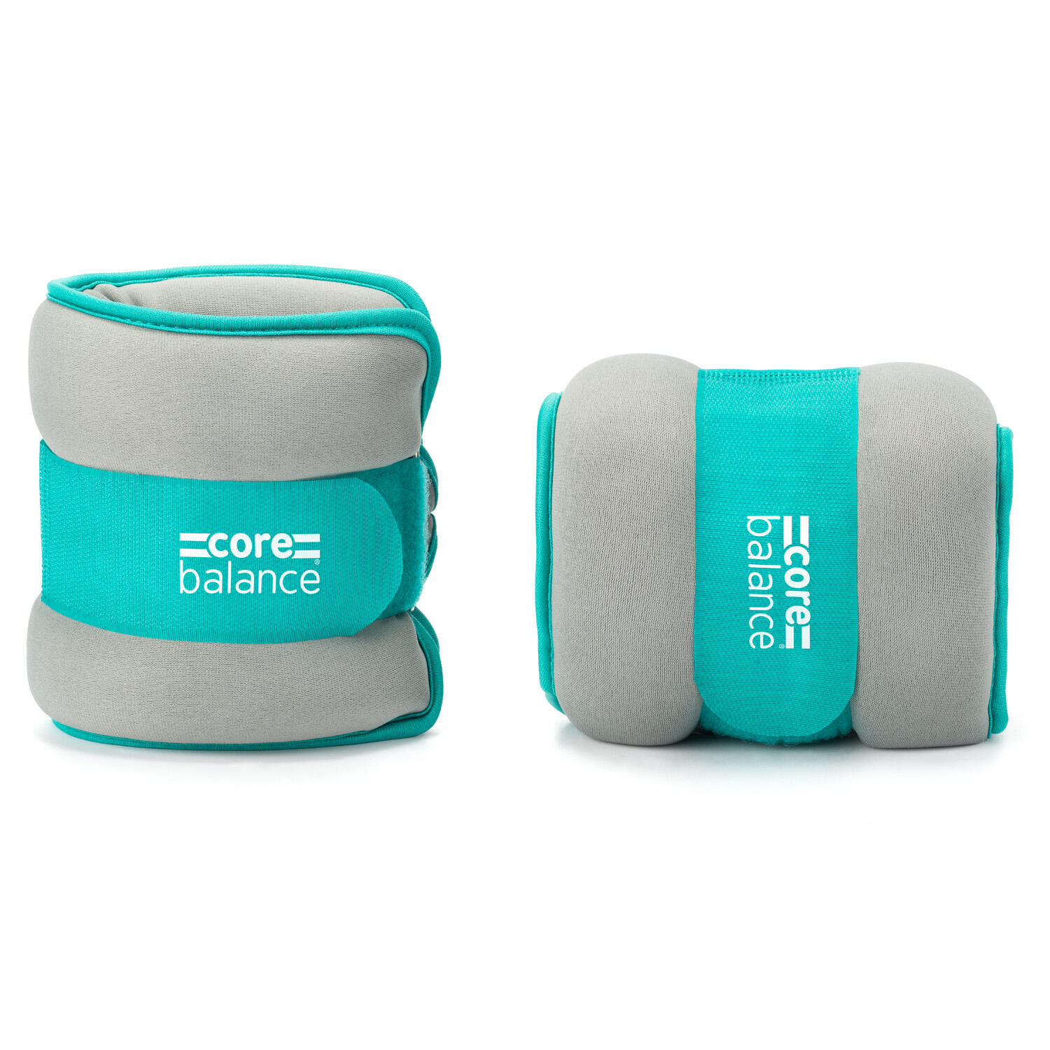 CORE BALANCE Ankle Wrist Weights x 2 Neoprene Adjustable Running Walking Strength Training