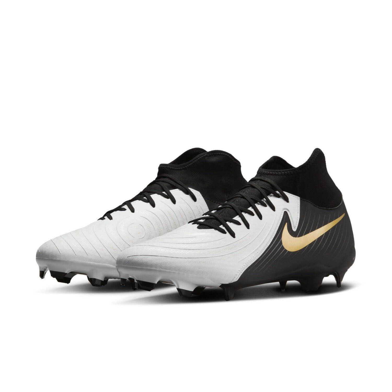 Nike Phantom Luna II Academy, chaussures de football pour hommes, Blanc/Noir 2/6