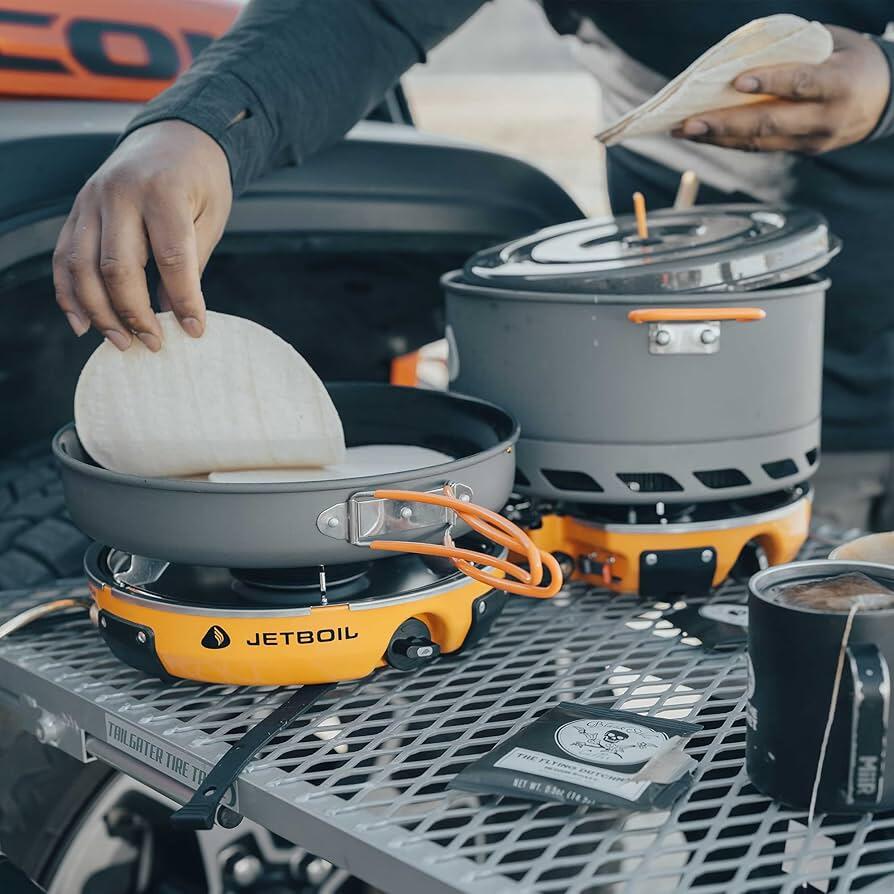Jetboil Genesis Basecamp Kooksysteem – Compact Campingfornuis 4/6