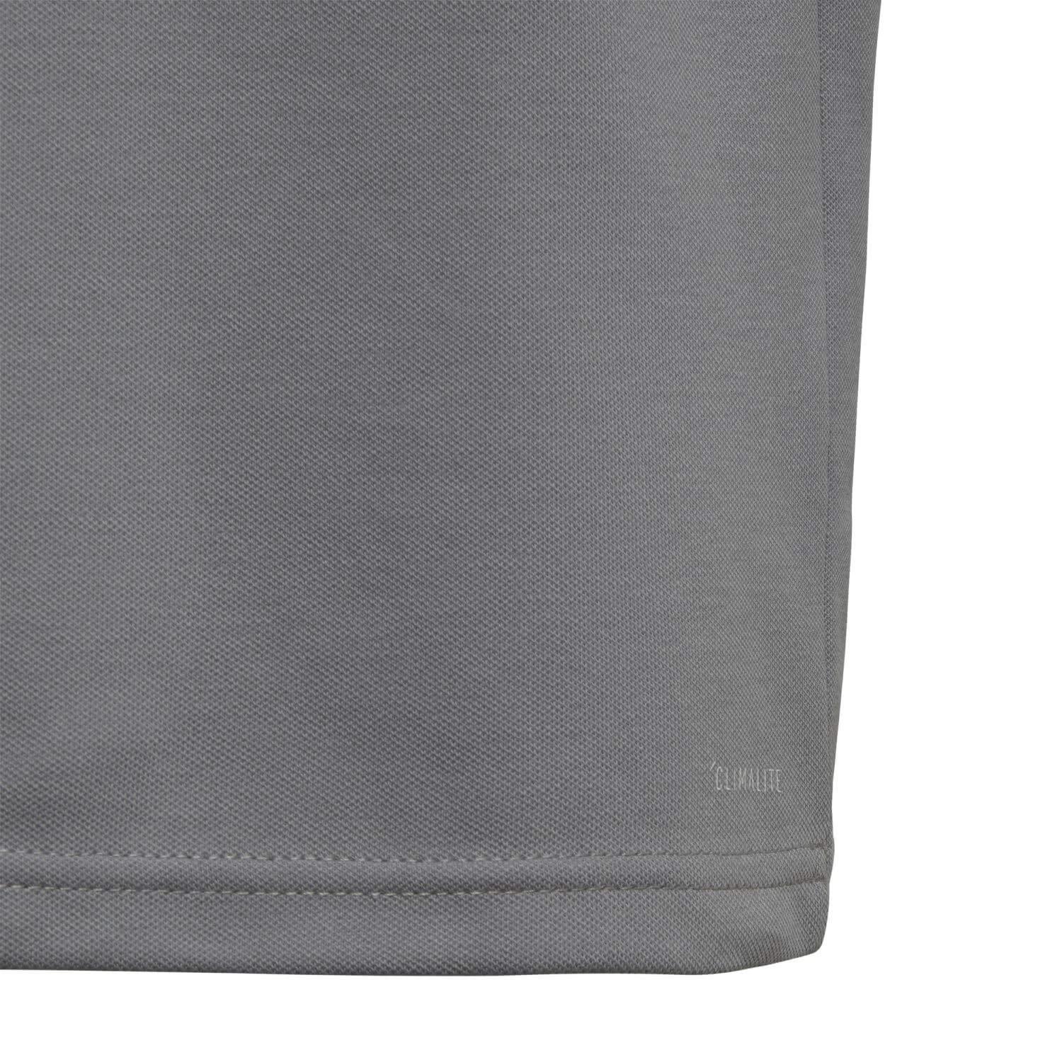 Polo Unisex Bambini Adidas Tiro 19 - Grigia e Bianca, Taglia 152 4/4
