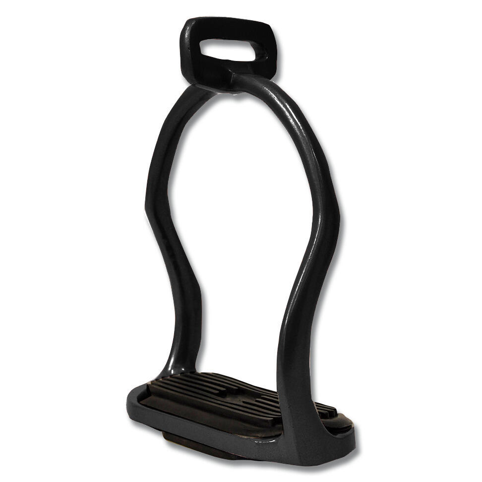 Waldhausen - Étriers Équitation En Aluminium Waldhausen Island - Etrier - Noir - 120 Mm - Decathlon