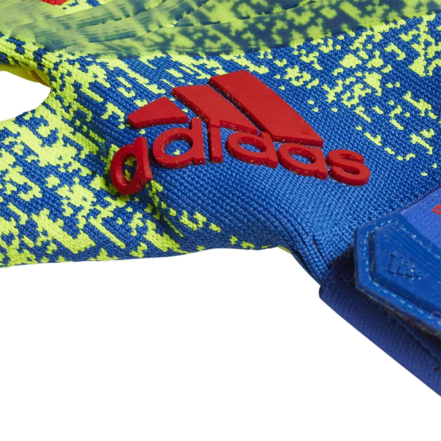 Guanti da Portiere Adidas Dn8581 Unisex Solar Giallo/Bold Blu 2/3