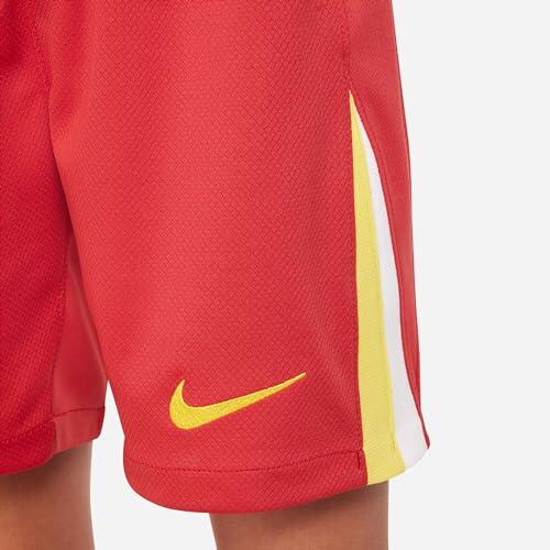 Pantaloni Corti Nike Unisex per Bambini LFC - Gym Red/White/Chrome Yellow 6/6