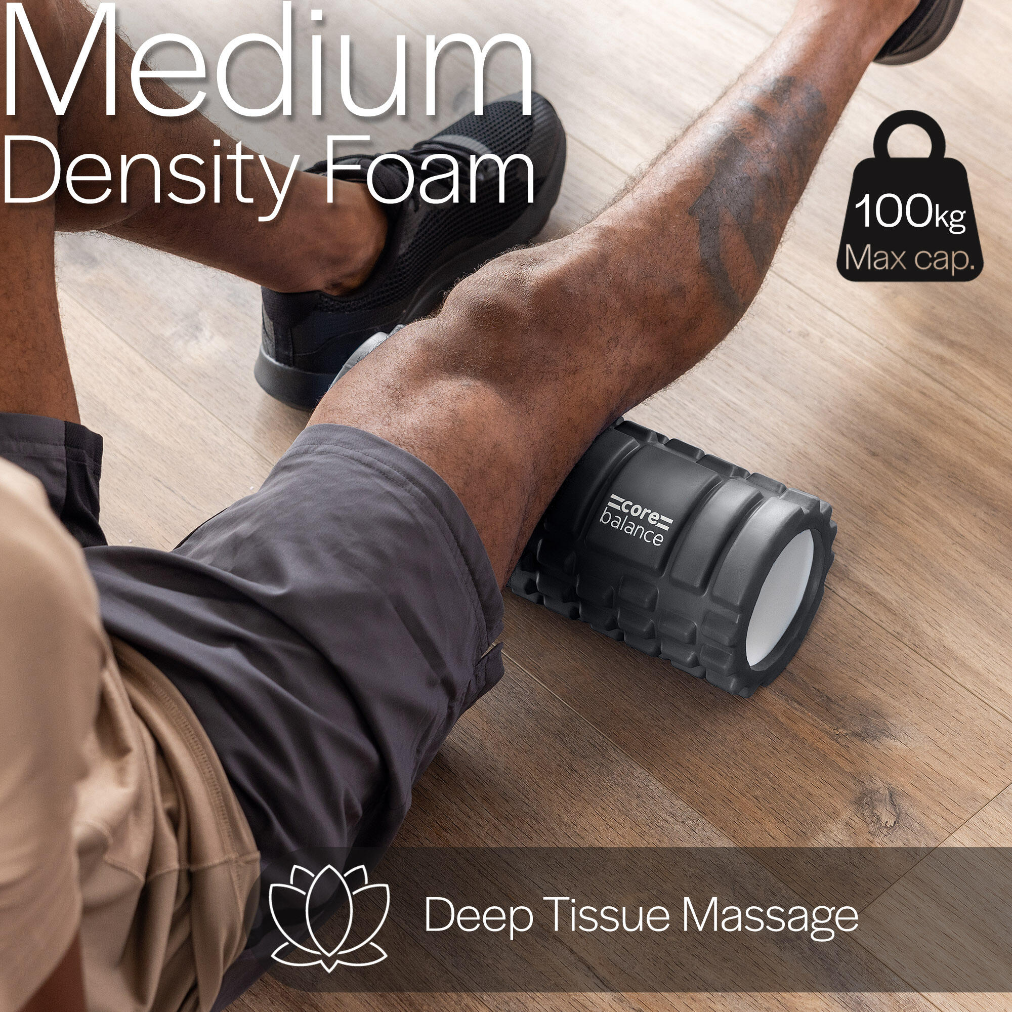Foam Massage Roller Grid Trigger Target Point Gym Fitness Physio Rehab Exercise 4/7
