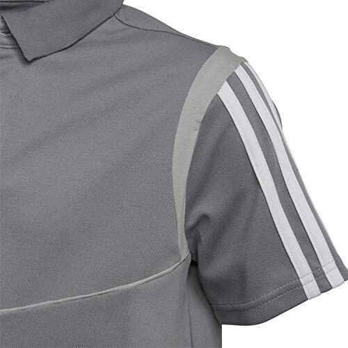 Polo Bambini Adidas Tiro 19 - Grigio/Bianco 4/6