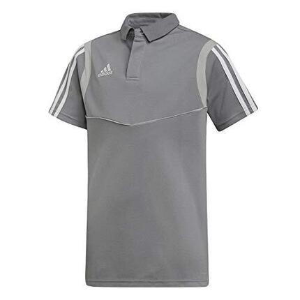 Polo Unisexe Enfant Adidas Tiro 19 Gris/Blanc