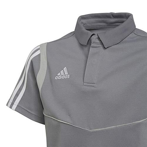 Polo Bambini Adidas Tiro 19 - Grigio/Bianco 3/6