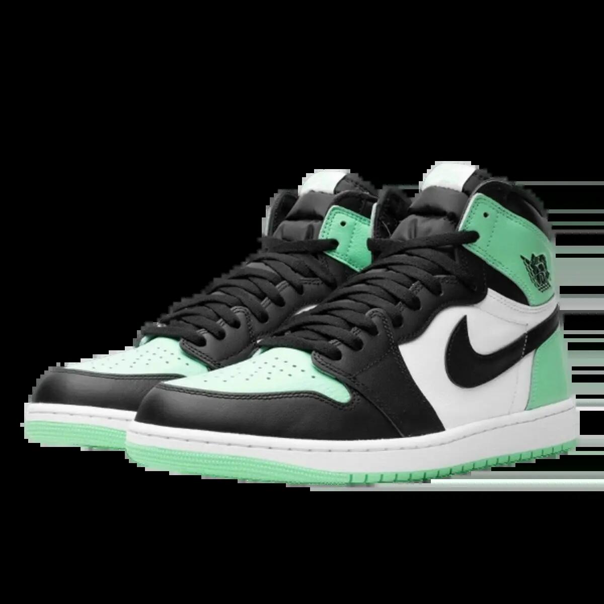 Shoes  1 Retro High OG Green Glow 2/6