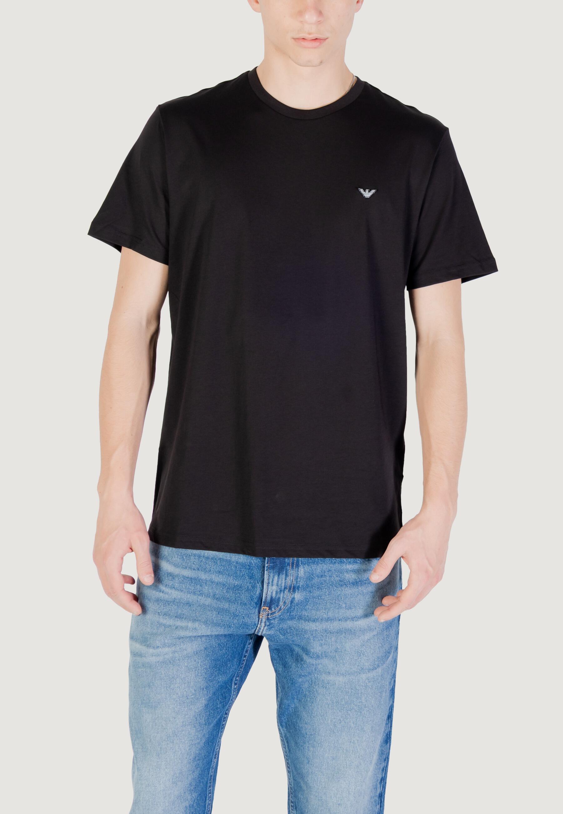 EMPORIO ARMANI CONNECTED T-shirt e Polo Uomo Swimwear Nero