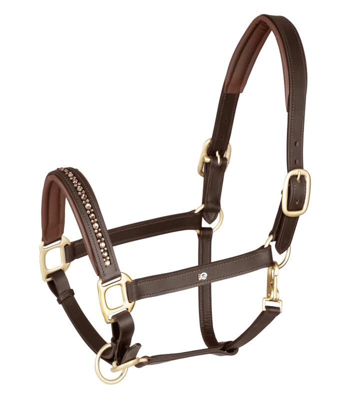 WALDHAUSEN Waldhausen X-Line leren Halster Crystal - Bruin (Cob)