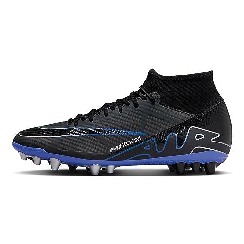 Nike Zoom Superfly 9 Academy - Scarpe da Calcio Uomo, Nero e Blu, Taglia 45 EU 4/6