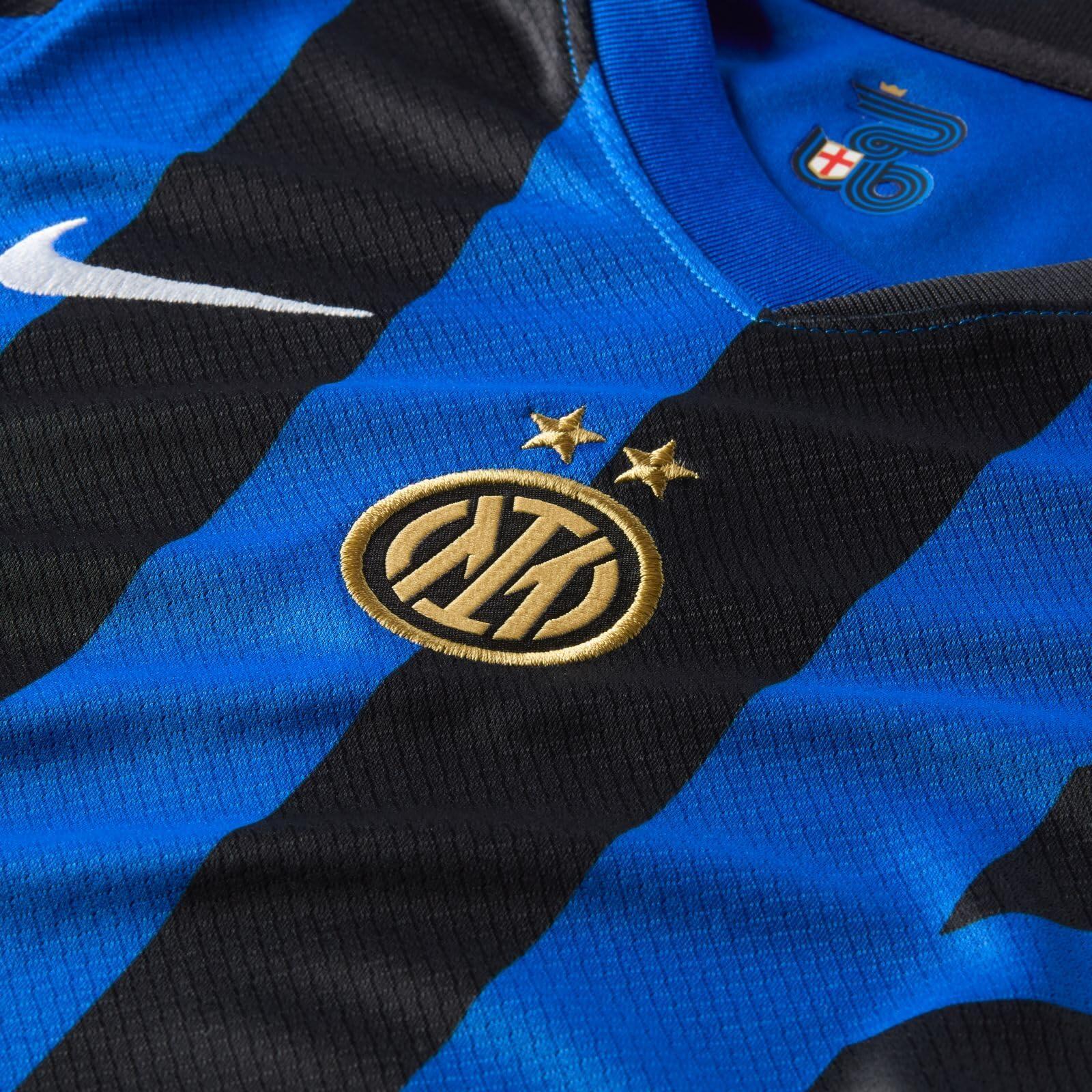 Divisa Replica Nike Inter 2024/25 per Bambini - Home, Blu/Nero 6/6