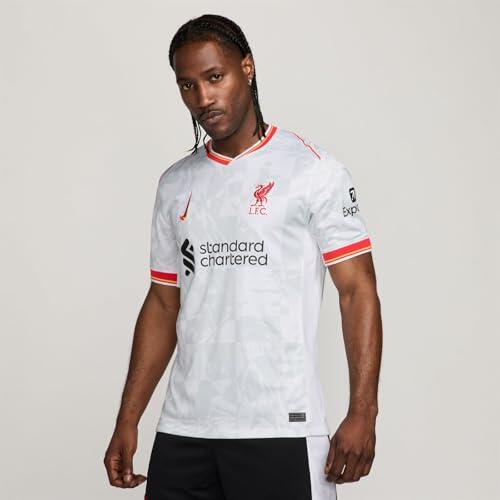 NIKE T-shirt Nike LFC Dry-Fit SS Stad 3R da uomo in bianco/platino puro/nero
