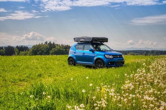 Autocamp Marco Polo Dachzelt mit Vorzelt