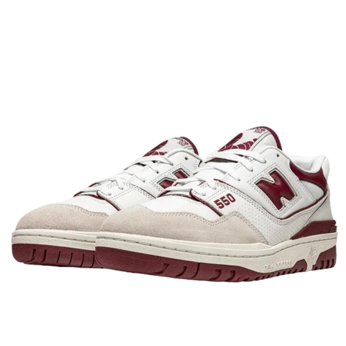 Chaussures  550 Sea Salt Burgundy 2/5