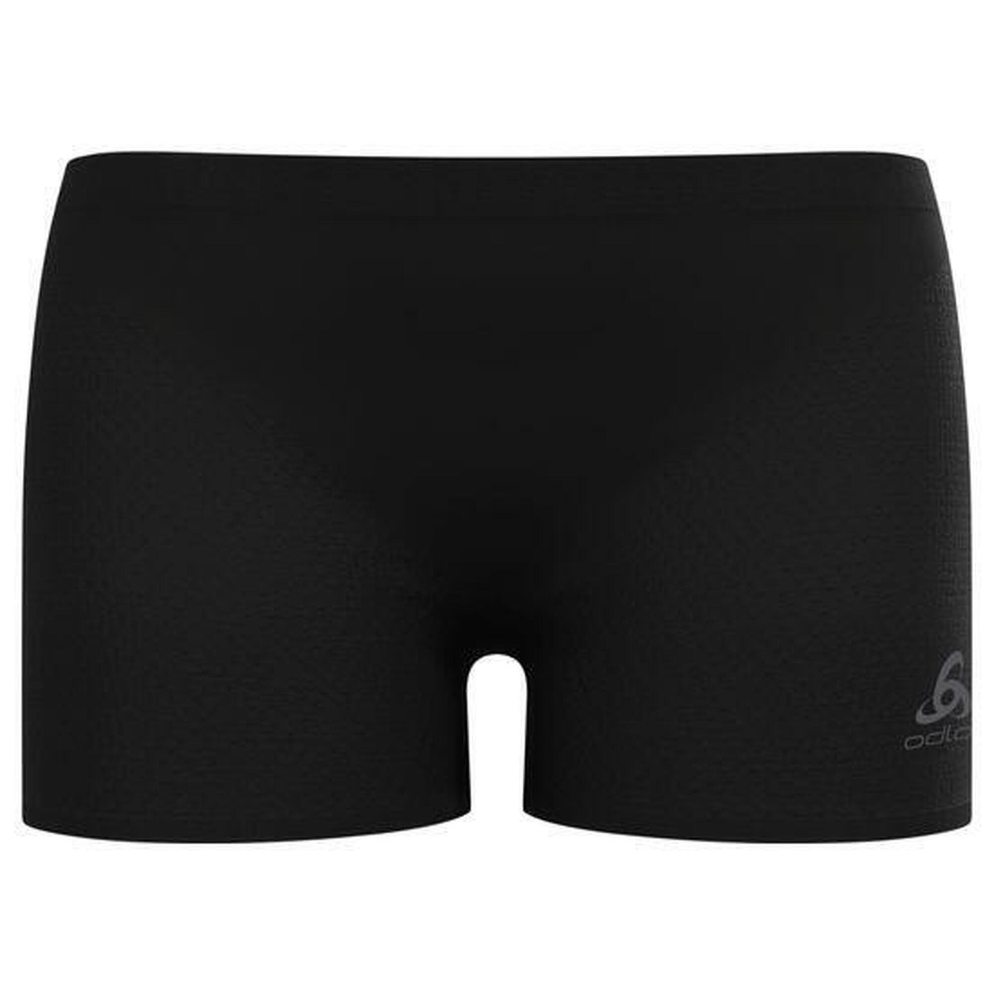 Odlo - Boxer Femme Odlo Performance Wool 140 Seamless Noir - Caleçon - Noir - Decathlon