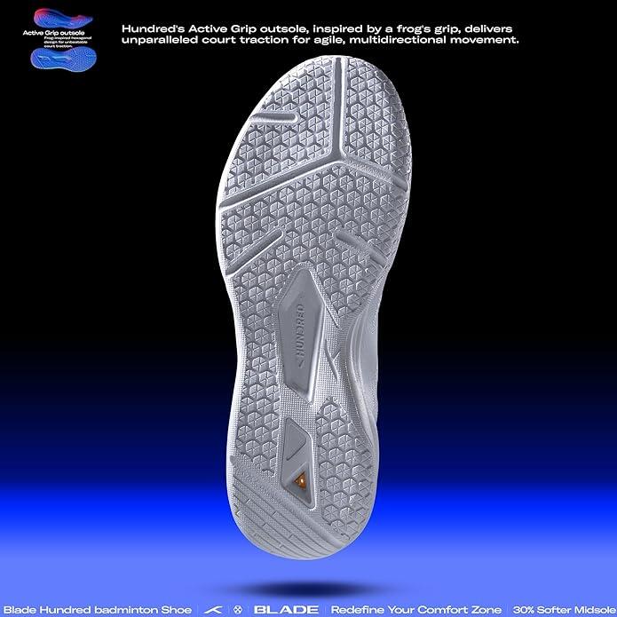 HUNDRED Court Star – Chaussures Indoor légères avec semelle non marquante 2/6