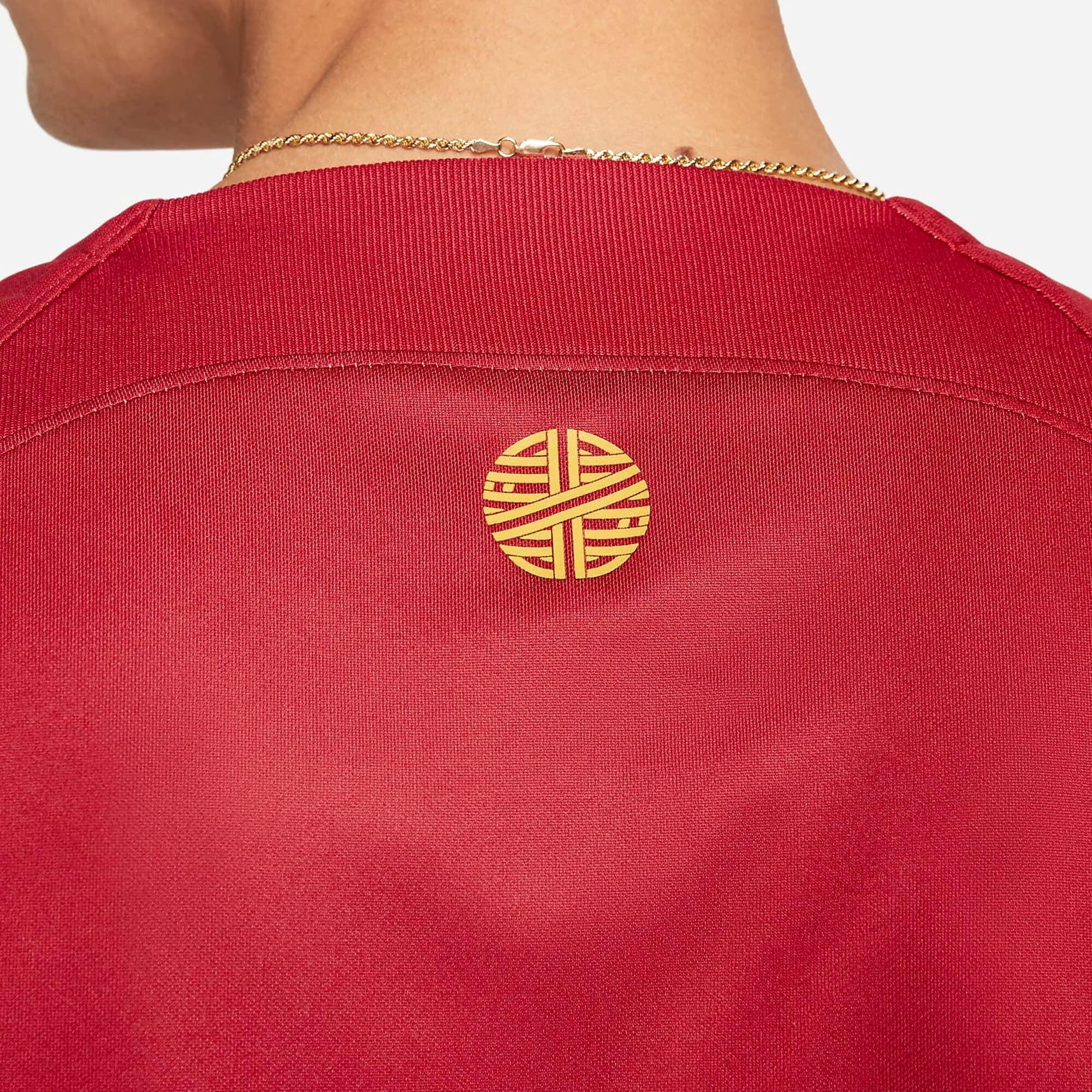 Maillot Nike Dri-FIT Stadium Home - Rouge Poivré/Doré - XL Homme 4/4