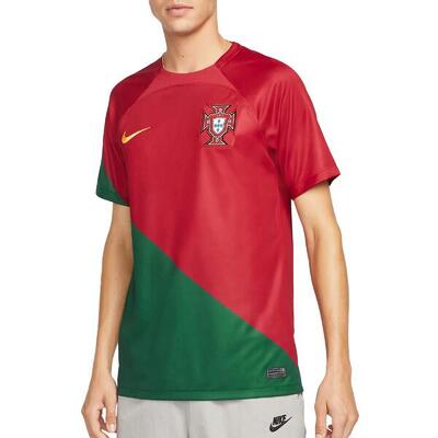 Maglia Nike Fpf Dri-Fit Stadium Home per Uomo - Rosso e Oro