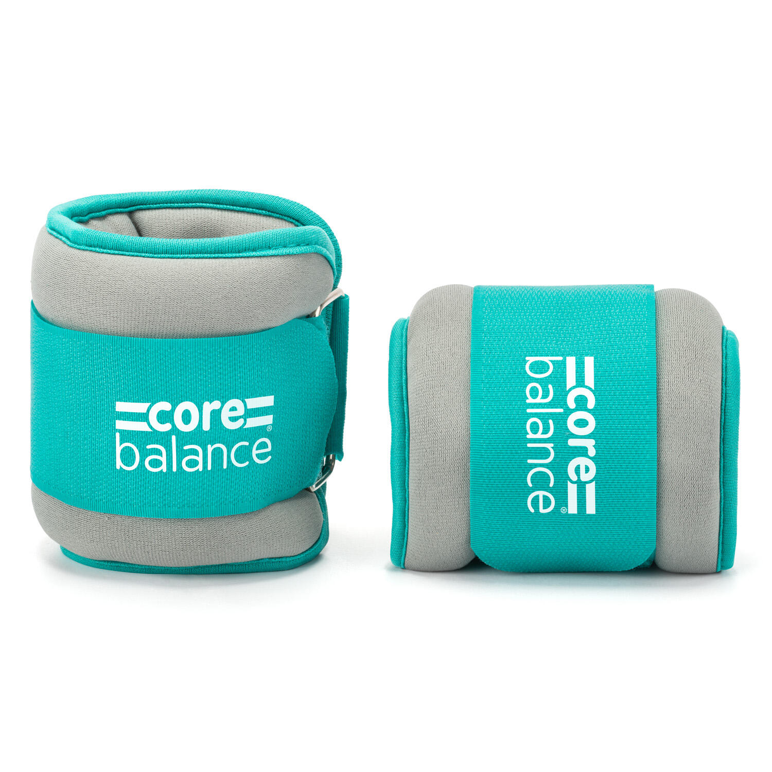 CORE BALANCE Ankle Wrist Weights x 2 Neoprene Adjustable Running Walking Strength Training