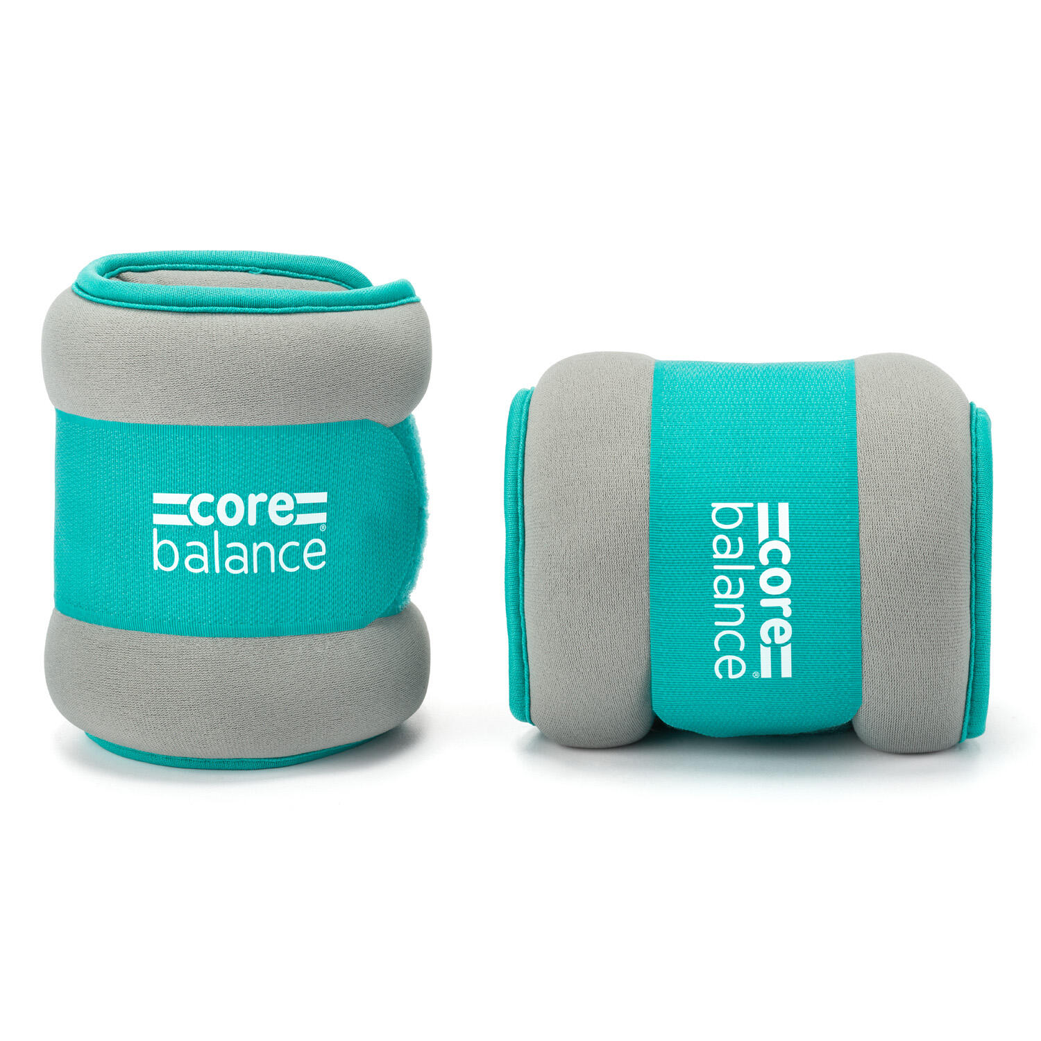 CORE BALANCE Ankle Wrist Weights x 2 Neoprene Adjustable Running Walking Strength Training
