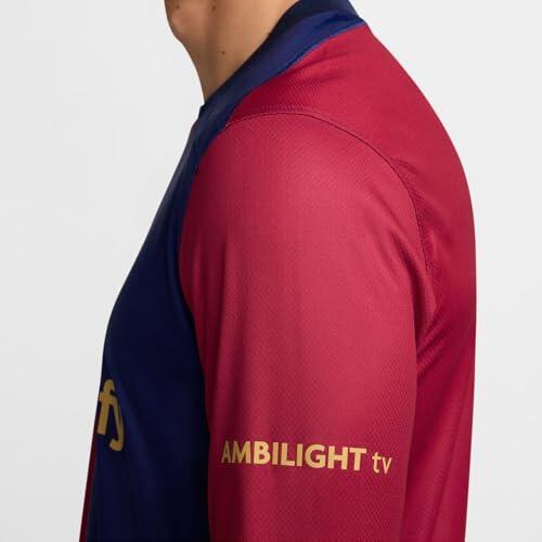 Maglietta Nike FC Barcelona Uomo in Blu Royal e Rosso Nobile, Taglia S 6/6