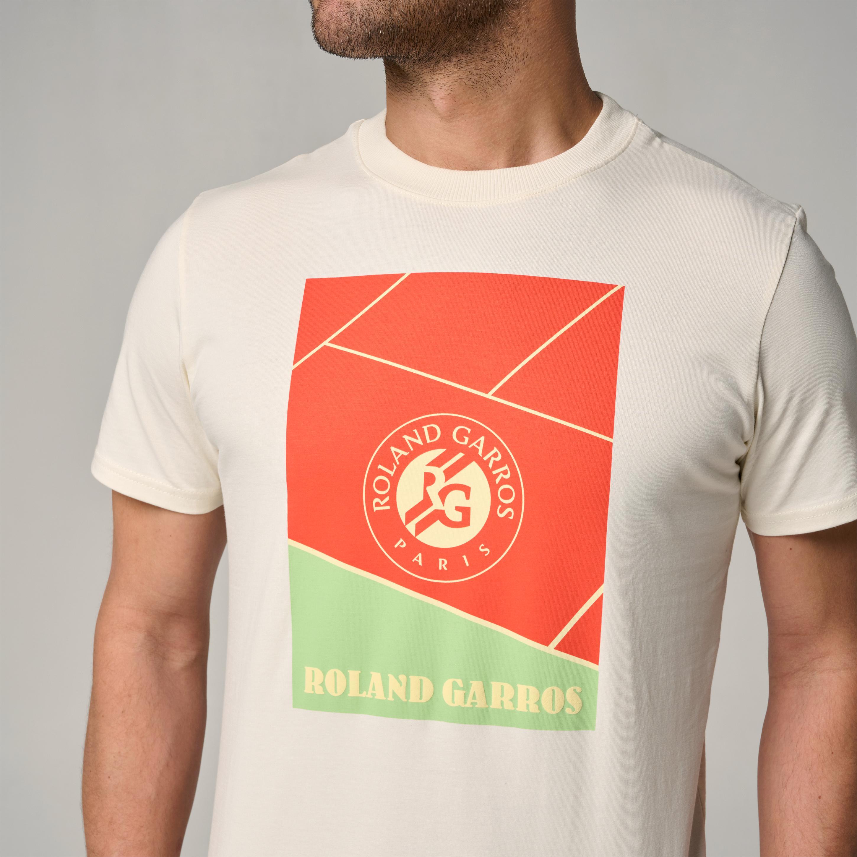T-shirt Court homme Roland-Garros - Blanc 2/5