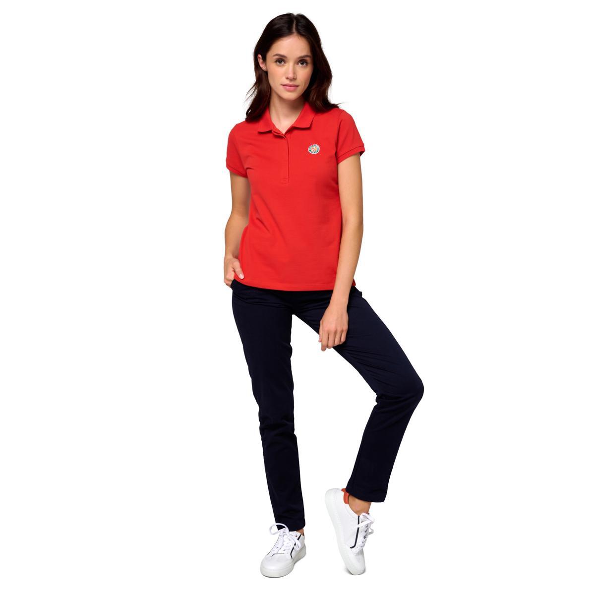 Polo Basique Femme - Terre battue 5/5