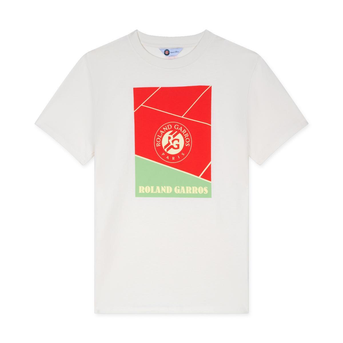 T-shirt Court homme Roland-Garros - Blanc 5/5