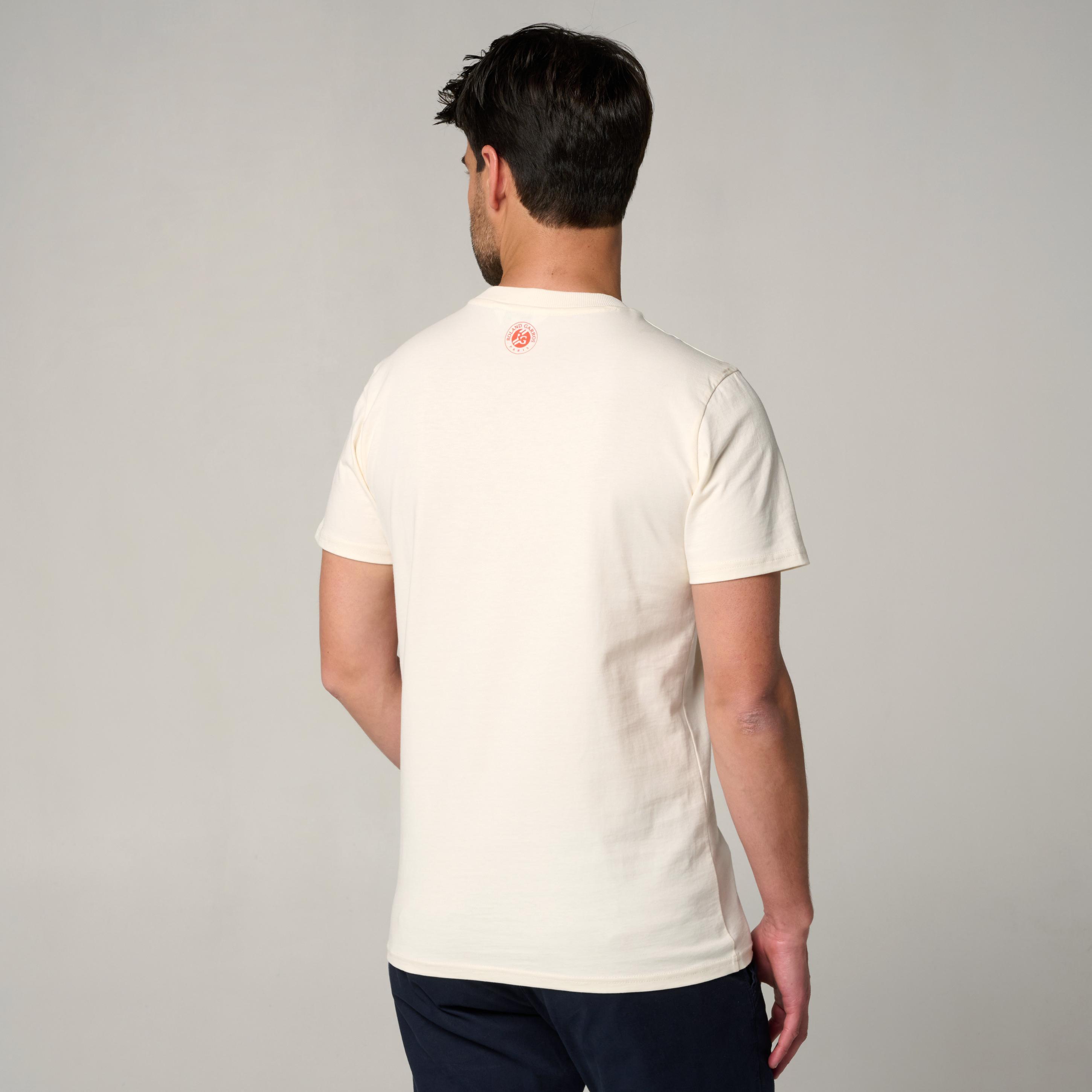 T-shirt Court homme Roland-Garros - Blanc 4/5