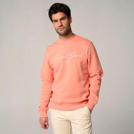 Sweat Sporty Chic homme Roland-Garros - Corail