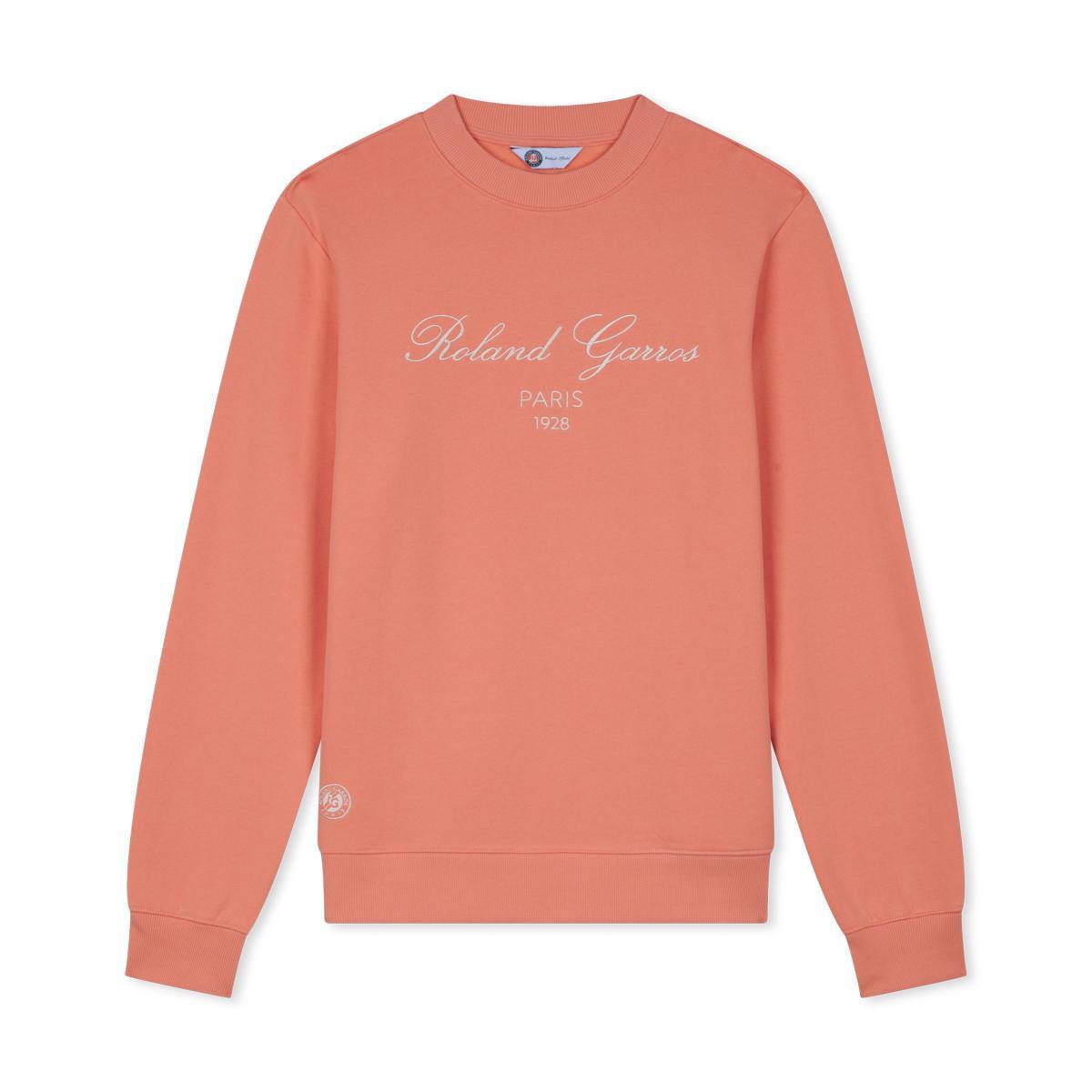 Sweat Sporty Chic homme Roland-Garros - Corail 5/5
