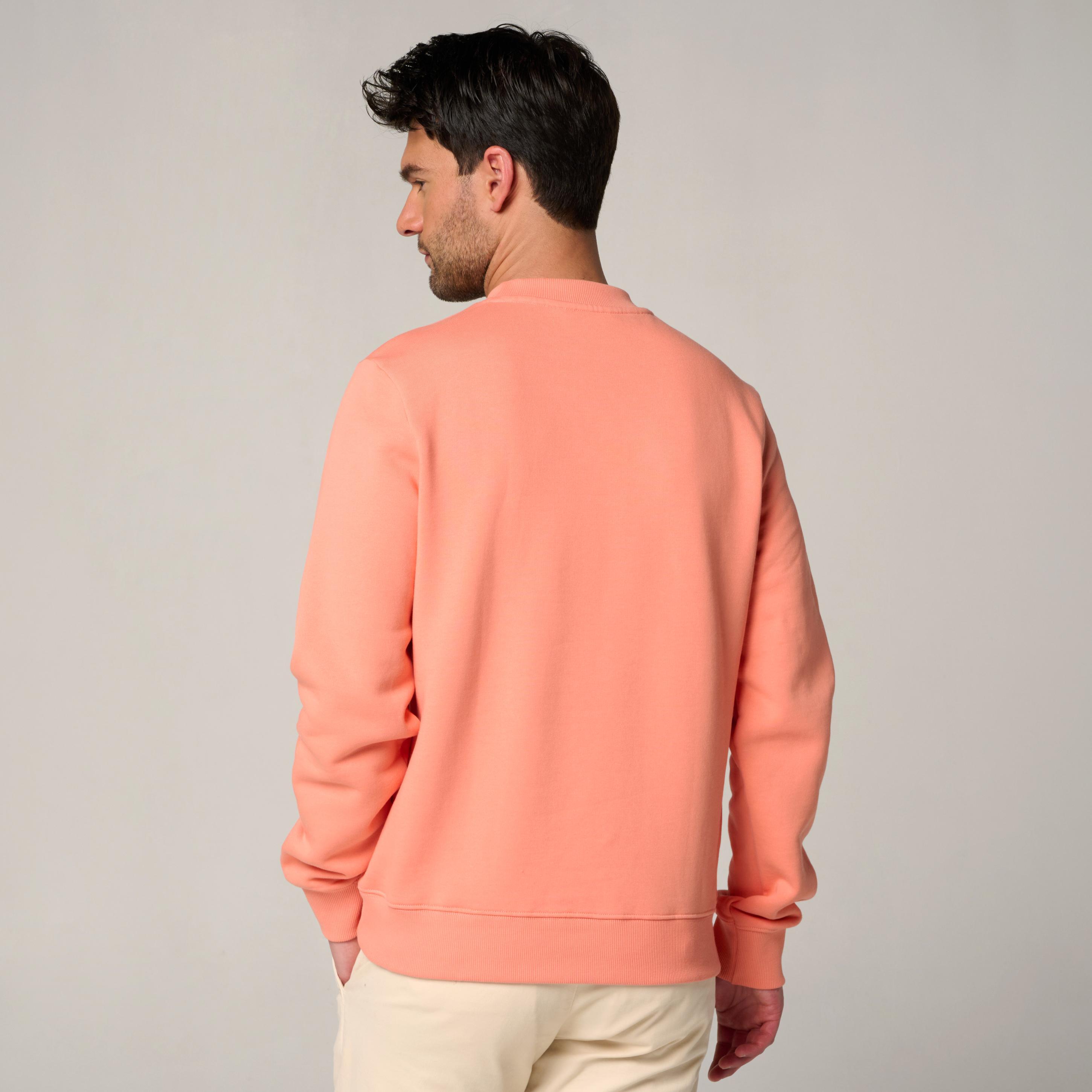 Sweat Sporty Chic homme Roland-Garros - Corail 4/5