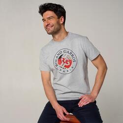 T-shirt Logo court homme Roland-Garros - Gris