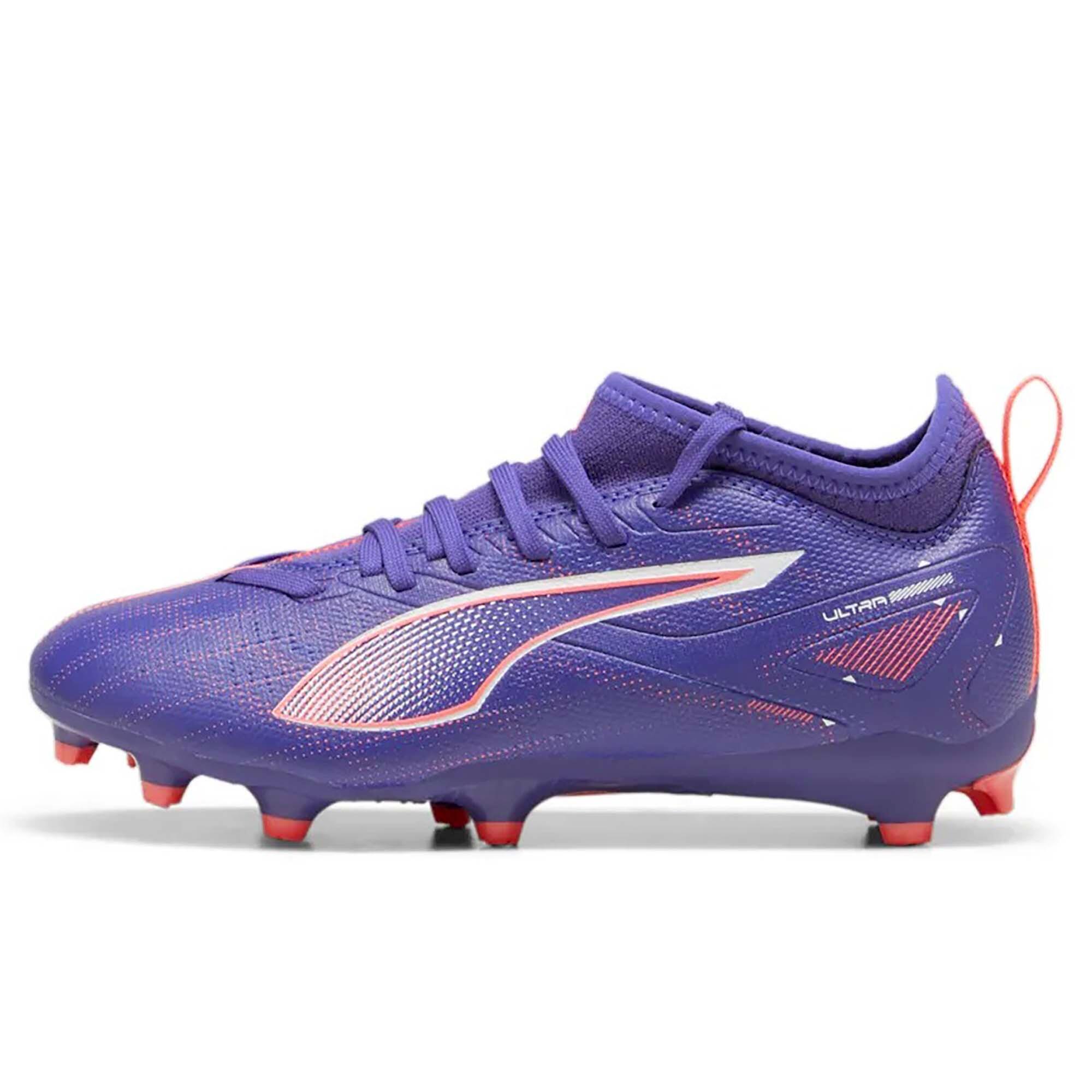 Puma - Chaussures De Football Puma Ultra 5 Match Fg/ag Jr Enfant - Chaussures De Football - Bleu|orange - 31 - Decathlon