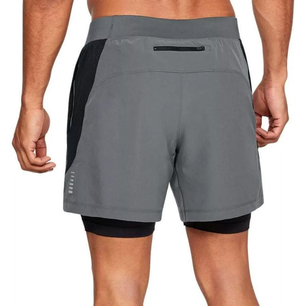 Short Under Armour 2-in-1 Qualifier Speedpocket da uomo 4/4