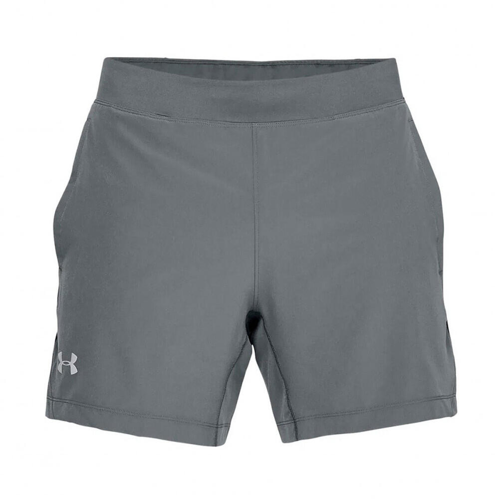 Under Armour - Short Under Armour 2-en-1 Qualifier Speedpocket - Short - Gris - 52 2xl - Decathlon