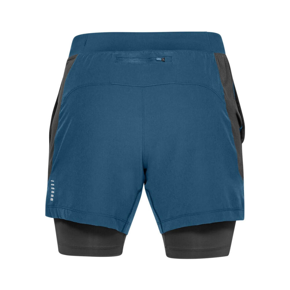 Pantalones cortos 2 en 1 Under Armour Qualifier Speedpocket para hombre 2/4