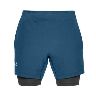 Short Under Armour 2-in-1 Qualifier Speedpocket da uomo