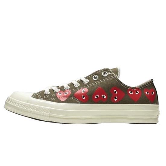 Schuhe Converse Kaki Multi Hearts Basse