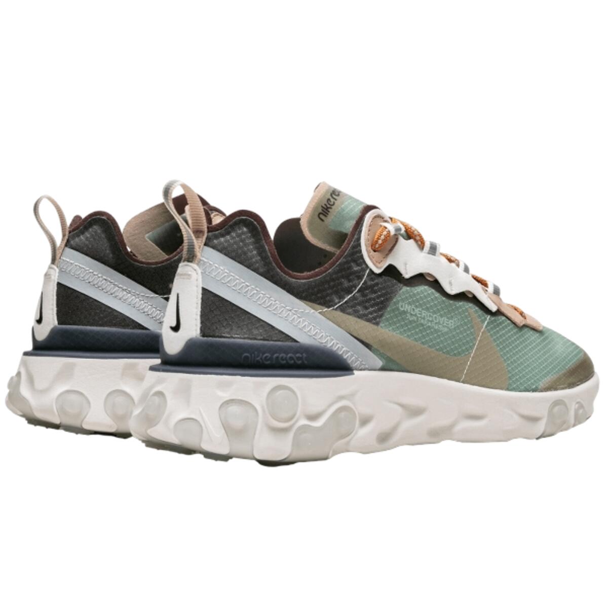 Chaussures  React Element 87 Green Mist 3/4