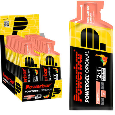 Gel powerbar powergel original 24x41gr strawberry-banana
