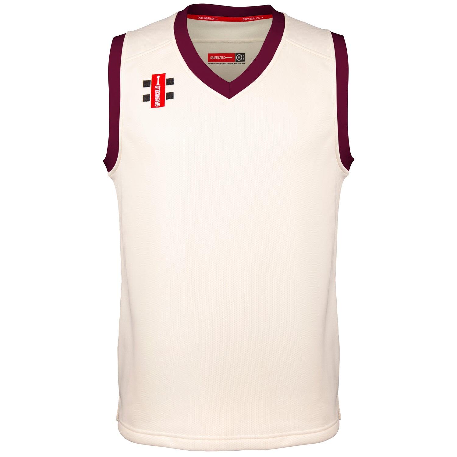 Pro Performance Slipover, Ivory / Maroon 1/2