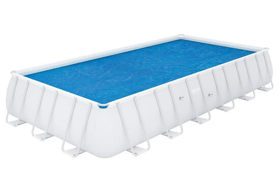 Bâche solaire Bestway 7,03x3,36 m pour piscines rectangulaires