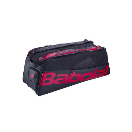 Unisex - Badminton Tasche - thermobag, schuhfach - cross pro - schwarz/rot