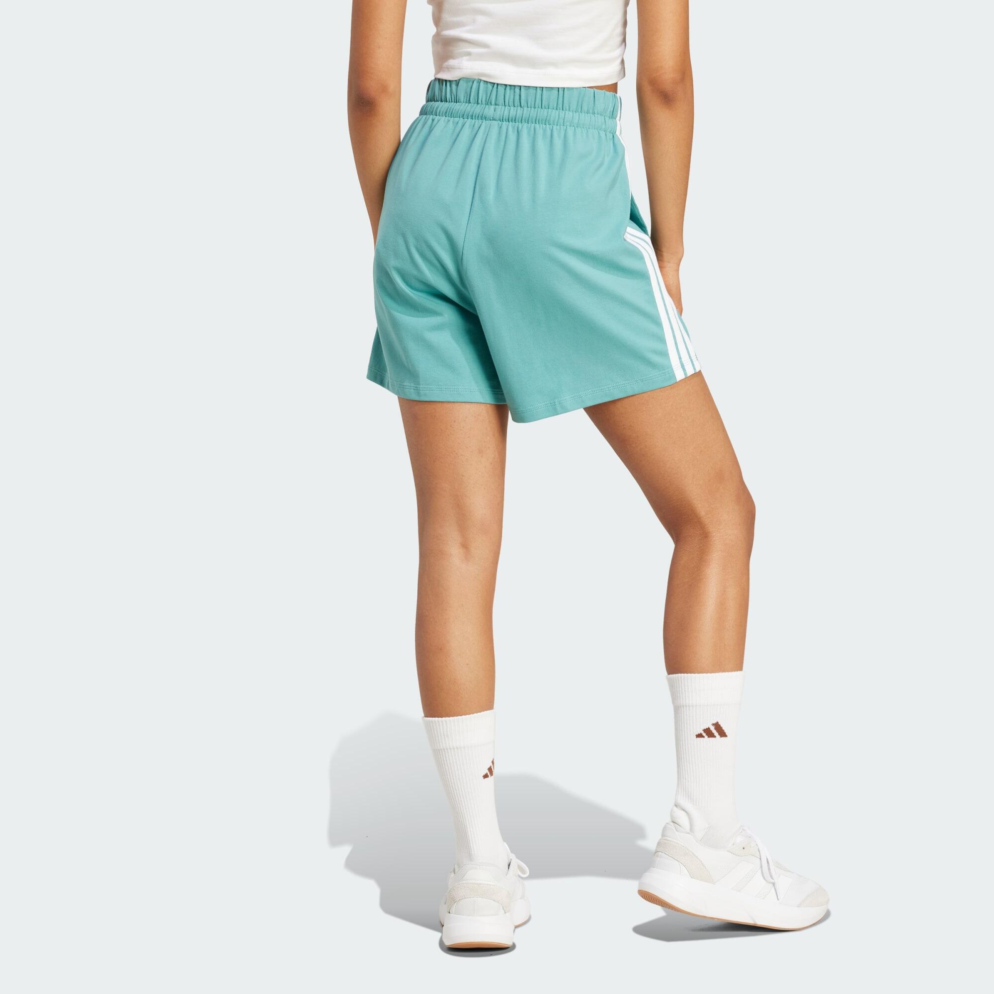 Essentials 3-Stripes Cotton Short 3/5
