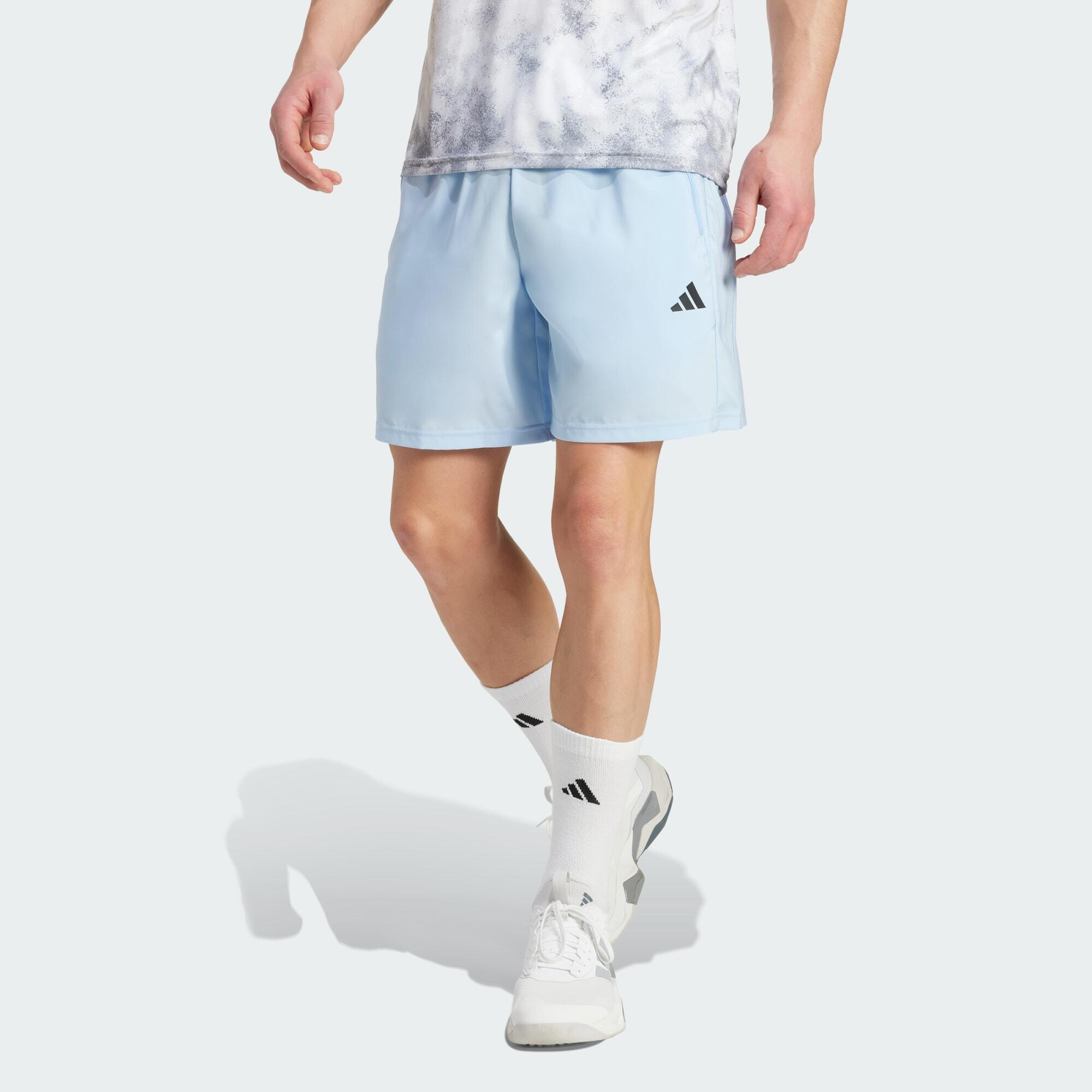 Adidas - Short D'Entraînement En Train Essentials - Short - Bleu|noir - St - Decathlon